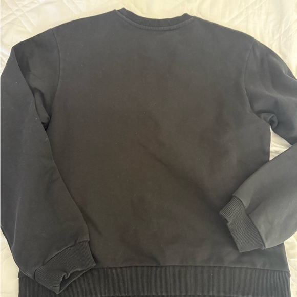 Victoria Beckham Black Sweatshirt with White Text - Picture 8 of 10